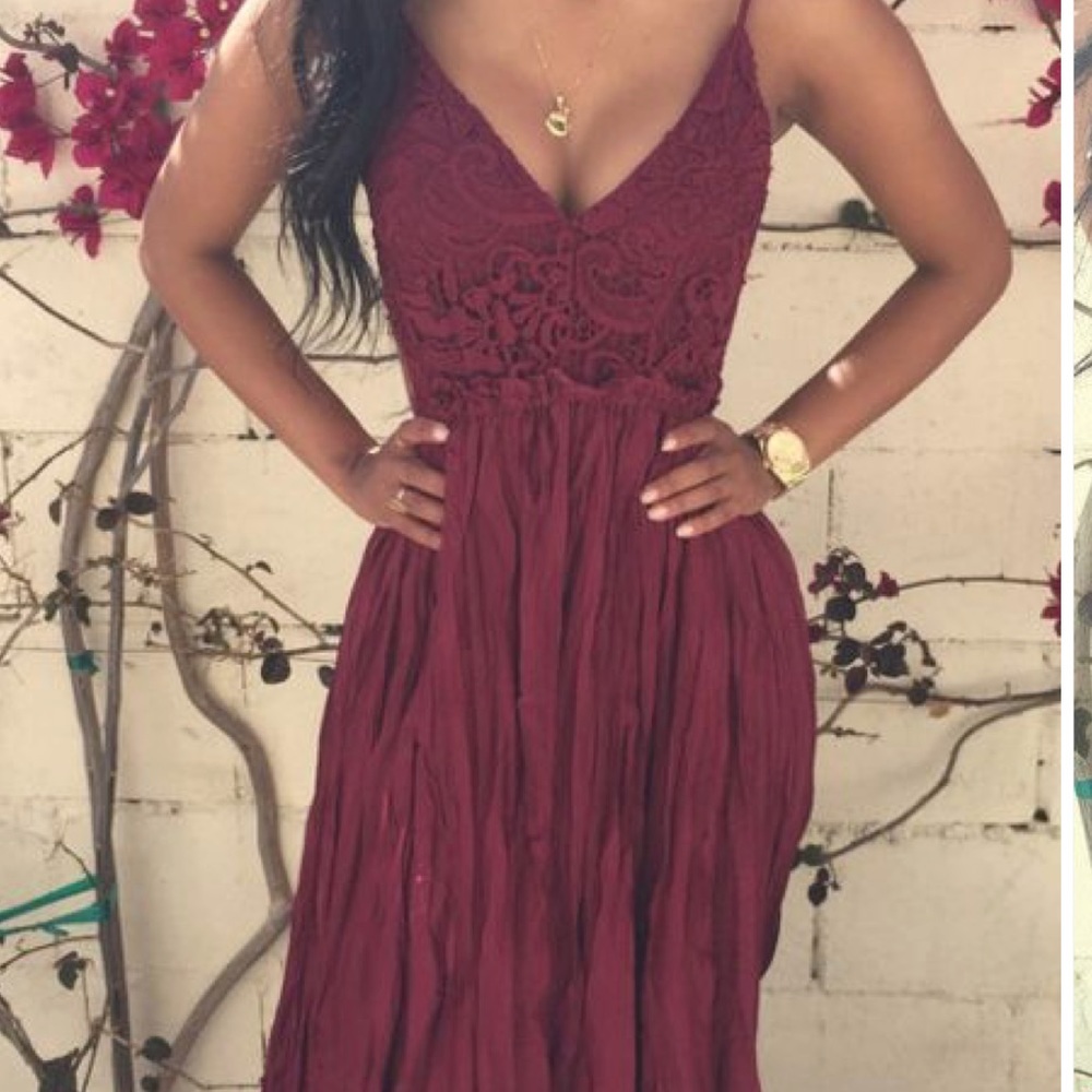 Formal Garnet Dress